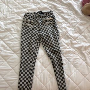 Checkered jeans from urban outfitters